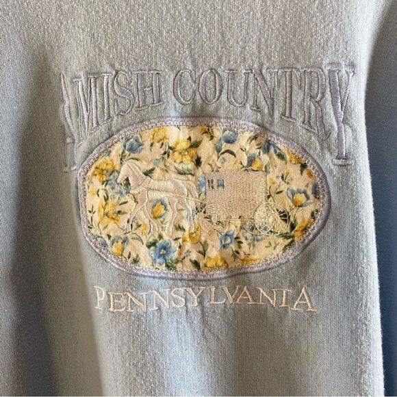 Embroidered Amish Country Pennsylvania Sweatshirt 🐴 - Picture 2 of 4